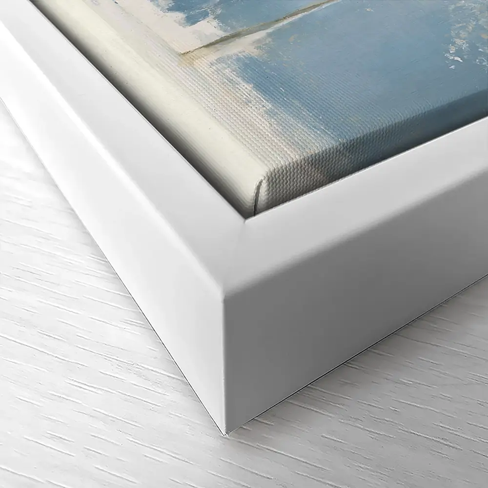 Birch Grove In Frost Canvas Print Birch Grove In Frost Canvas Print wall art product Chromatic Storm Studio