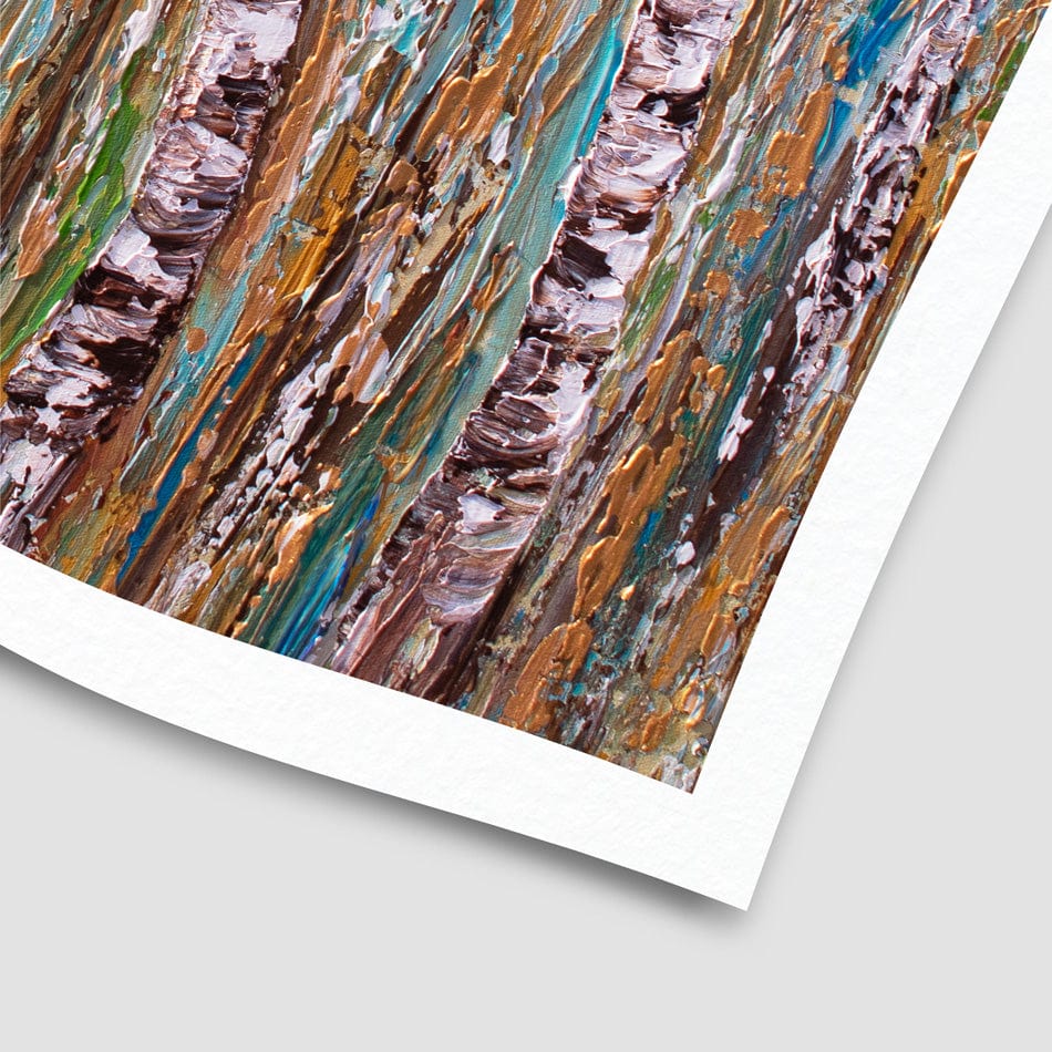Birches Art Print wall art product Olga Tkachyk