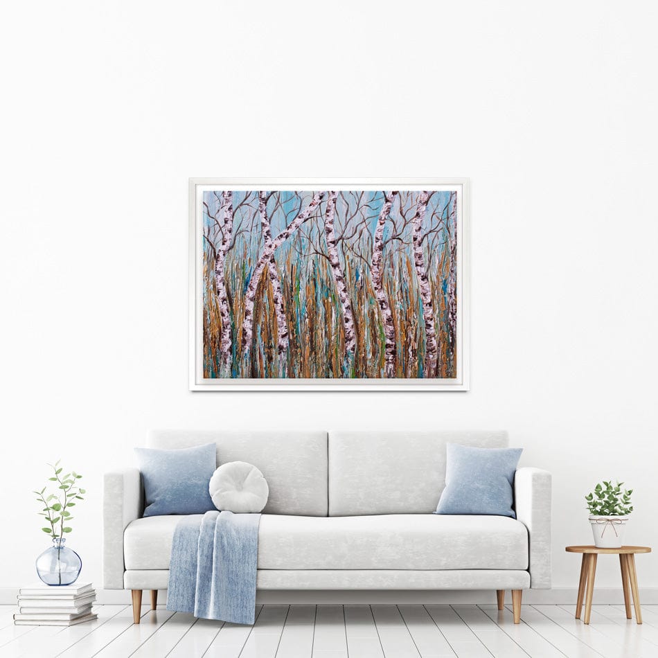 Birches Canvas Print wall art product Olga Tkachyk