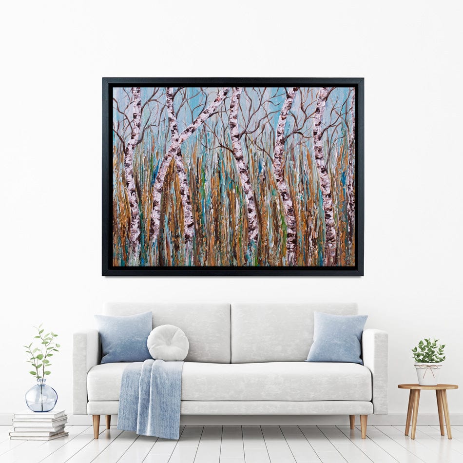 Birches Canvas Print wall art product Olga Tkachyk