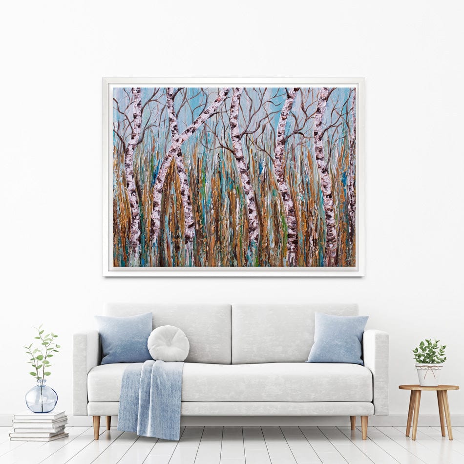 Birches Canvas Print wall art product Olga Tkachyk