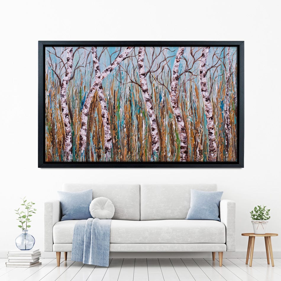 Birches Canvas Print wall art product Olga Tkachyk