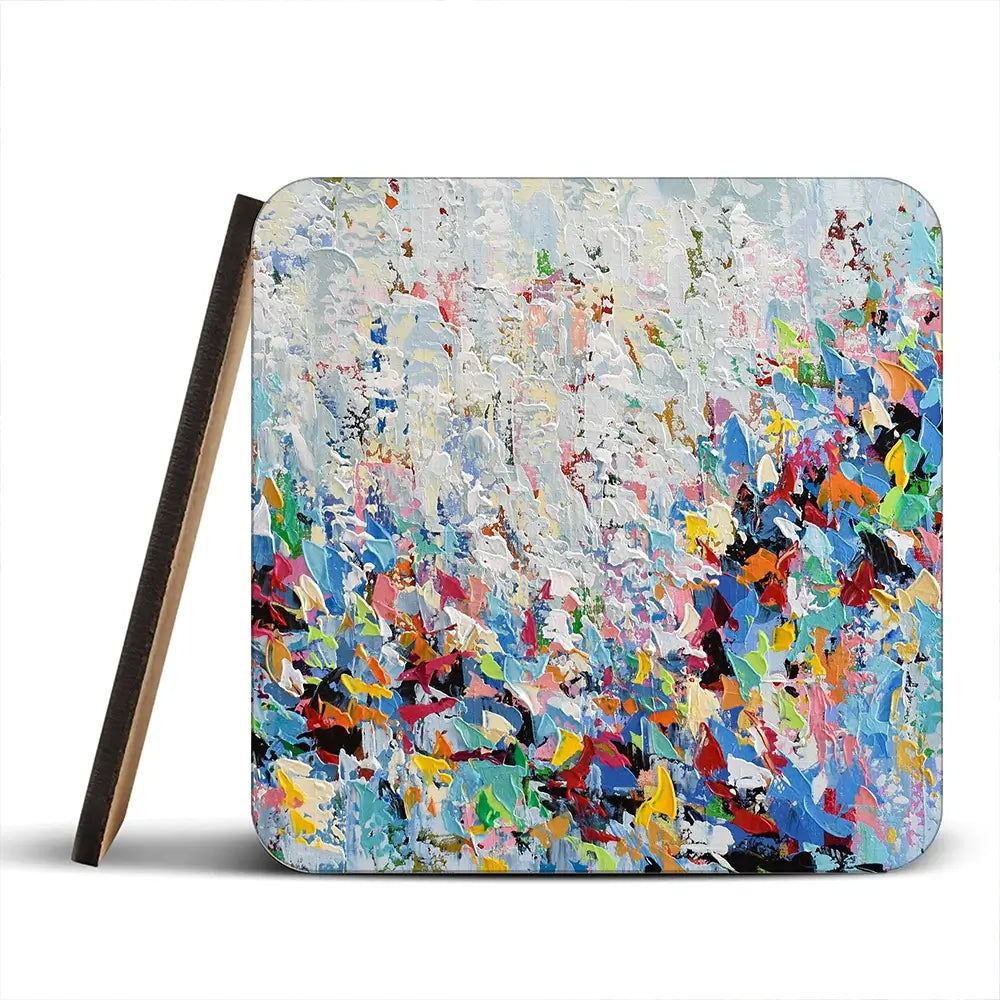 Bird Abstract Coaster Set Bird Abstract Coaster Set wall art product Olga Tkachyk