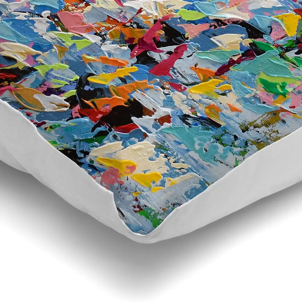 Bird Abstract Cushion Bird Abstract Cushion wall art product Olga Tkachyk