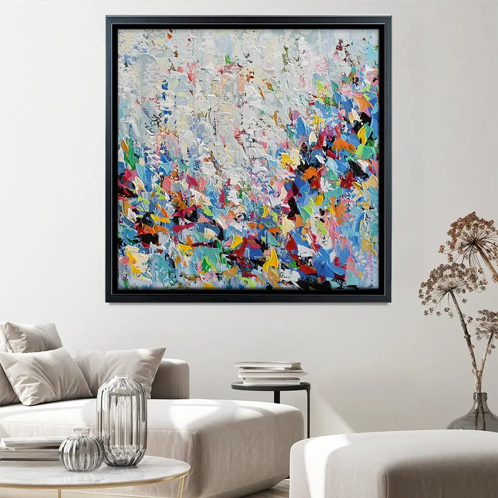Bird Abstract Square Canvas Print Bird Abstract Square Canvas Print wall art product Olga Tkachyk