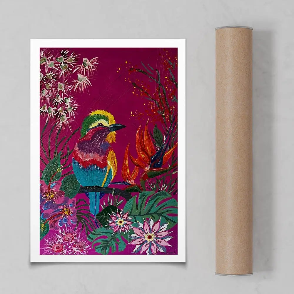 Bird Of Paradise Art Print Bird Of Paradise Art Print wall art product Jo Mulligan