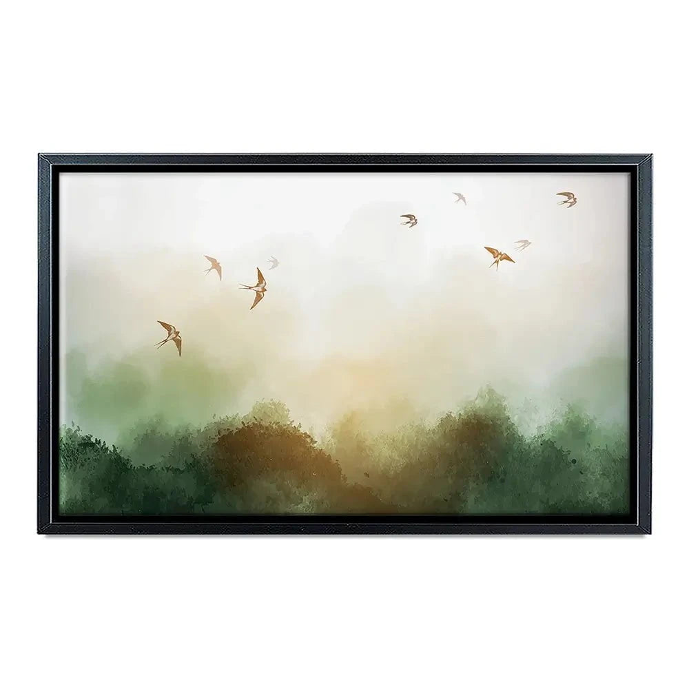 Birds Flying High Canvas Print Birds Flying High Canvas Print wall art product Elina Li / Shutterstock
