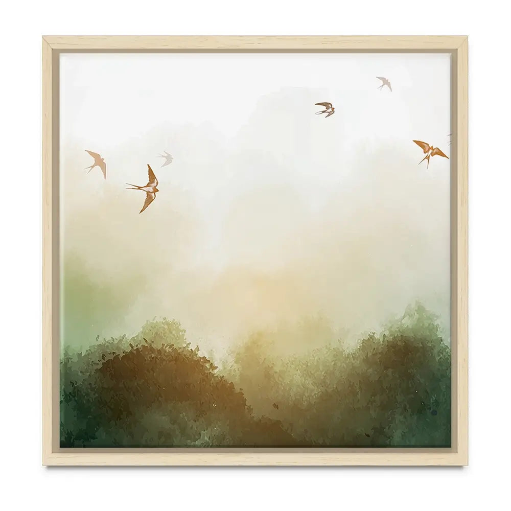 Birds Flying High Oversized Canvas Print Birds Flying High Oversized Canvas Print wall art product Elina Li / Shutterstock
