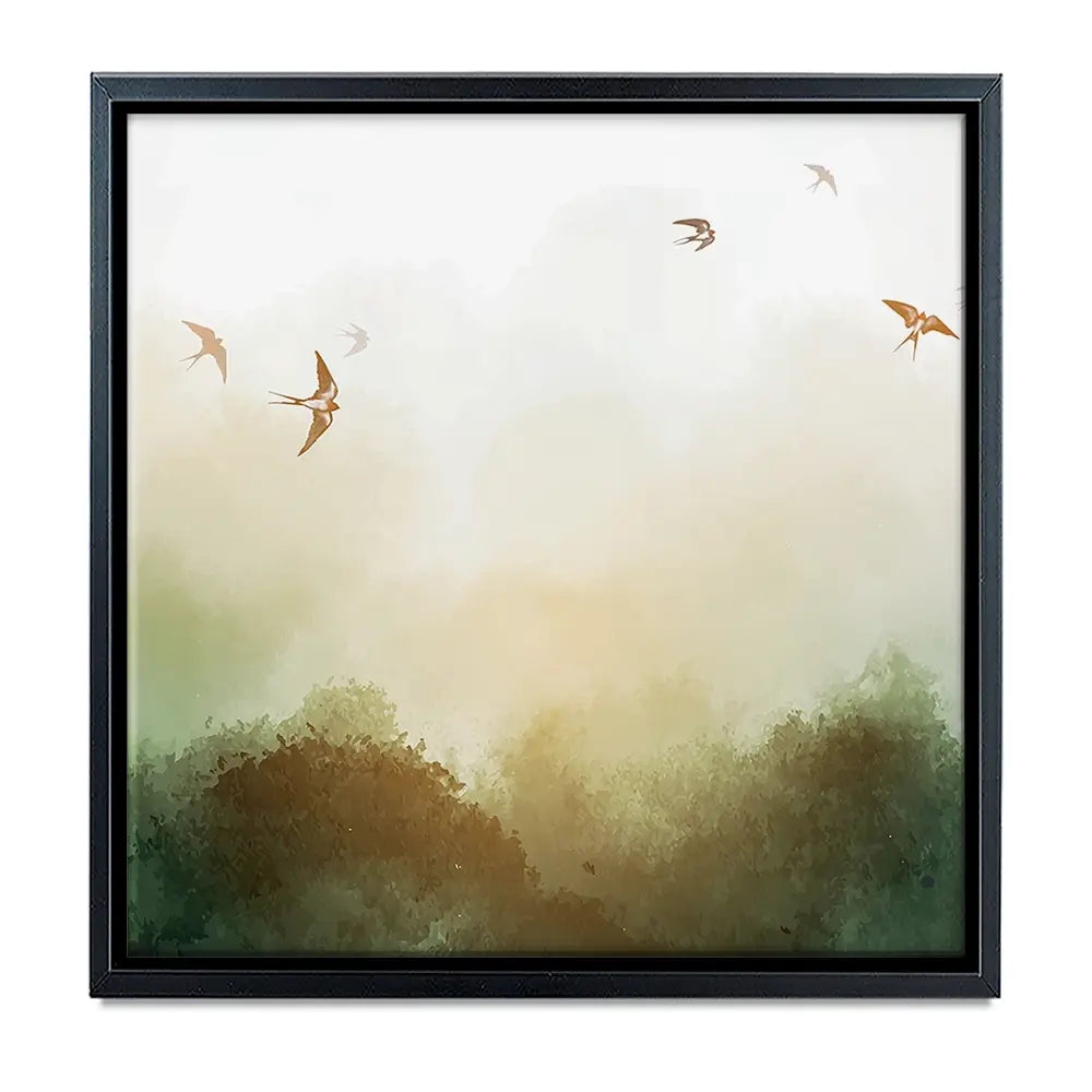 Birds Flying High Oversized Canvas Print Birds Flying High Oversized Canvas Print wall art product Elina Li / Shutterstock