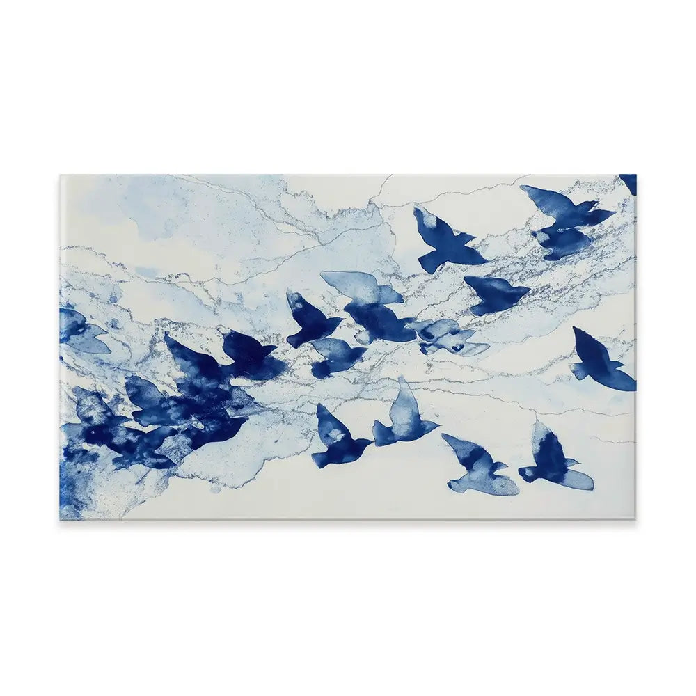 Birds In Flight Canvas Print Birds In Flight Canvas Print wall art product Chromatic Storm Studio