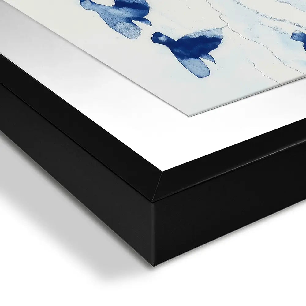 Birds In Flight Framed Art Print Birds In Flight Framed Art Print wall art product Chromatic Storm Studio