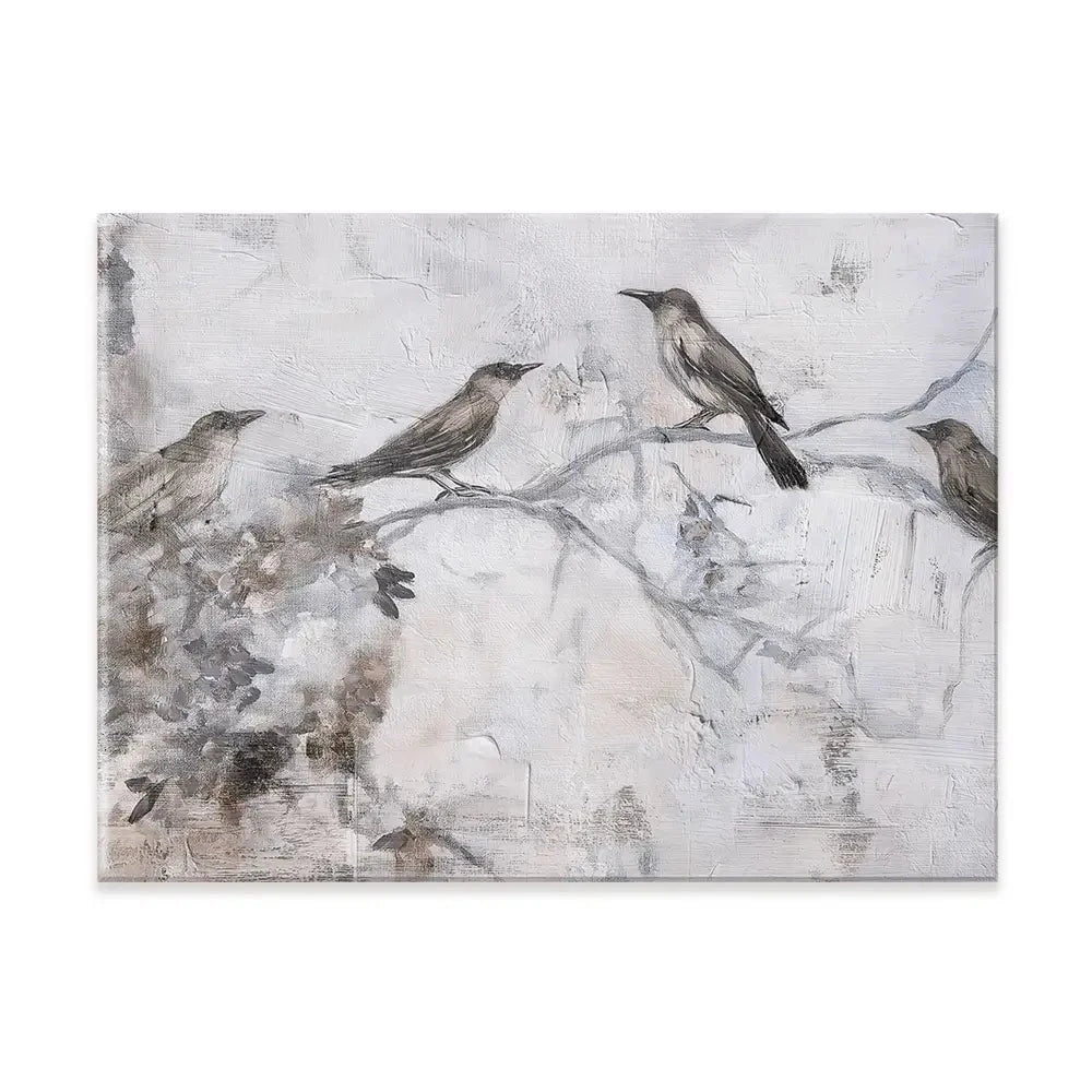 Birdsong In Abstract Canvas Print Birdsong In Abstract Canvas Print wall art product Svetlana Aleynikova