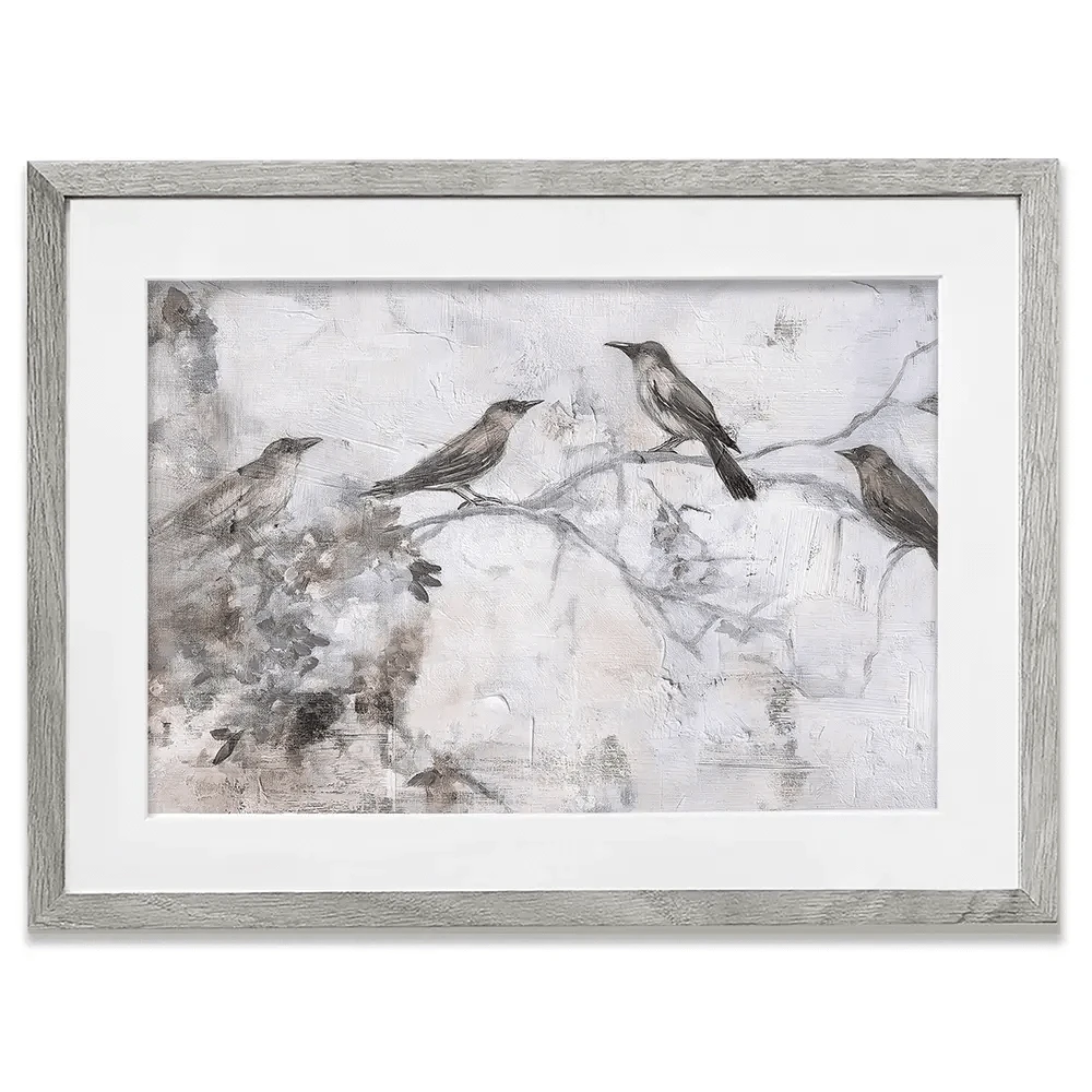 Birdsong In Abstract Framed Art Print Birdsong In Abstract Framed Art Print wall art product Svetlana Aleynikova