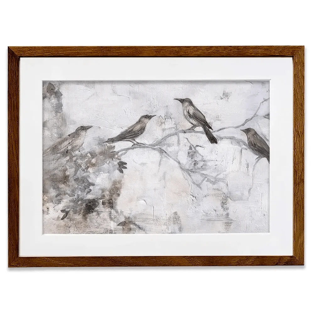 Birdsong In Abstract Framed Art Print Birdsong In Abstract Framed Art Print wall art product Svetlana Aleynikova