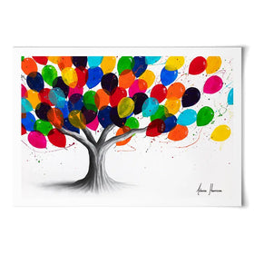 Birthday Tree Art Print Birthday Tree Art Print wall art product Ashvin Harrison