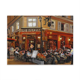 Bistro 1 Canvas Print Bistro 1 Canvas Print wall art product Tim O'Toole