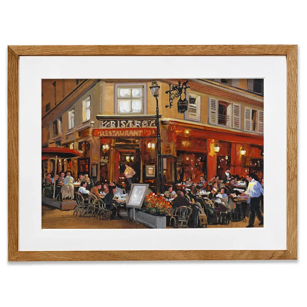 Bistro 1 Framed Art Print Bistro 1 Framed Art Print wall art product Tim O'Toole