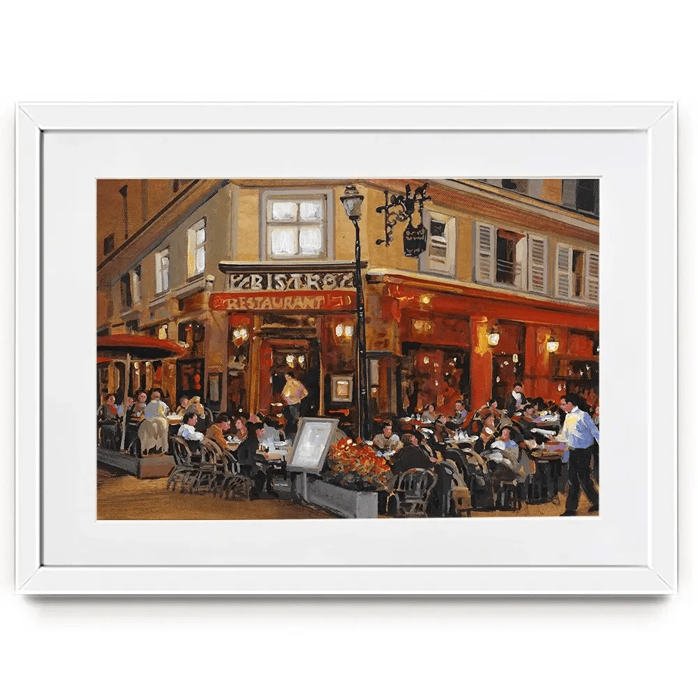 Bistro 1 Framed Art Print Bistro 1 Framed Art Print wall art product Tim O'Toole