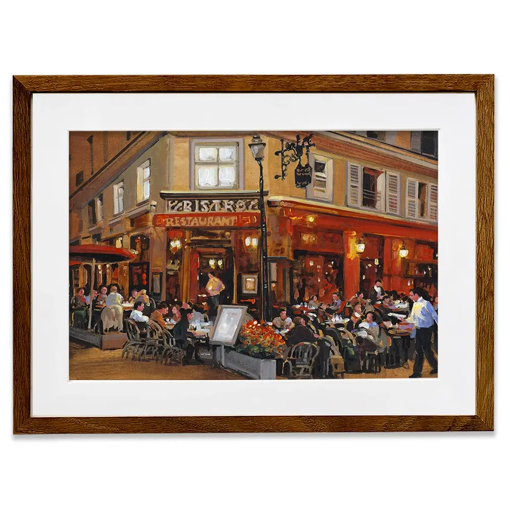 Bistro 1 Framed Art Print Bistro 1 Framed Art Print wall art product Tim O'Toole