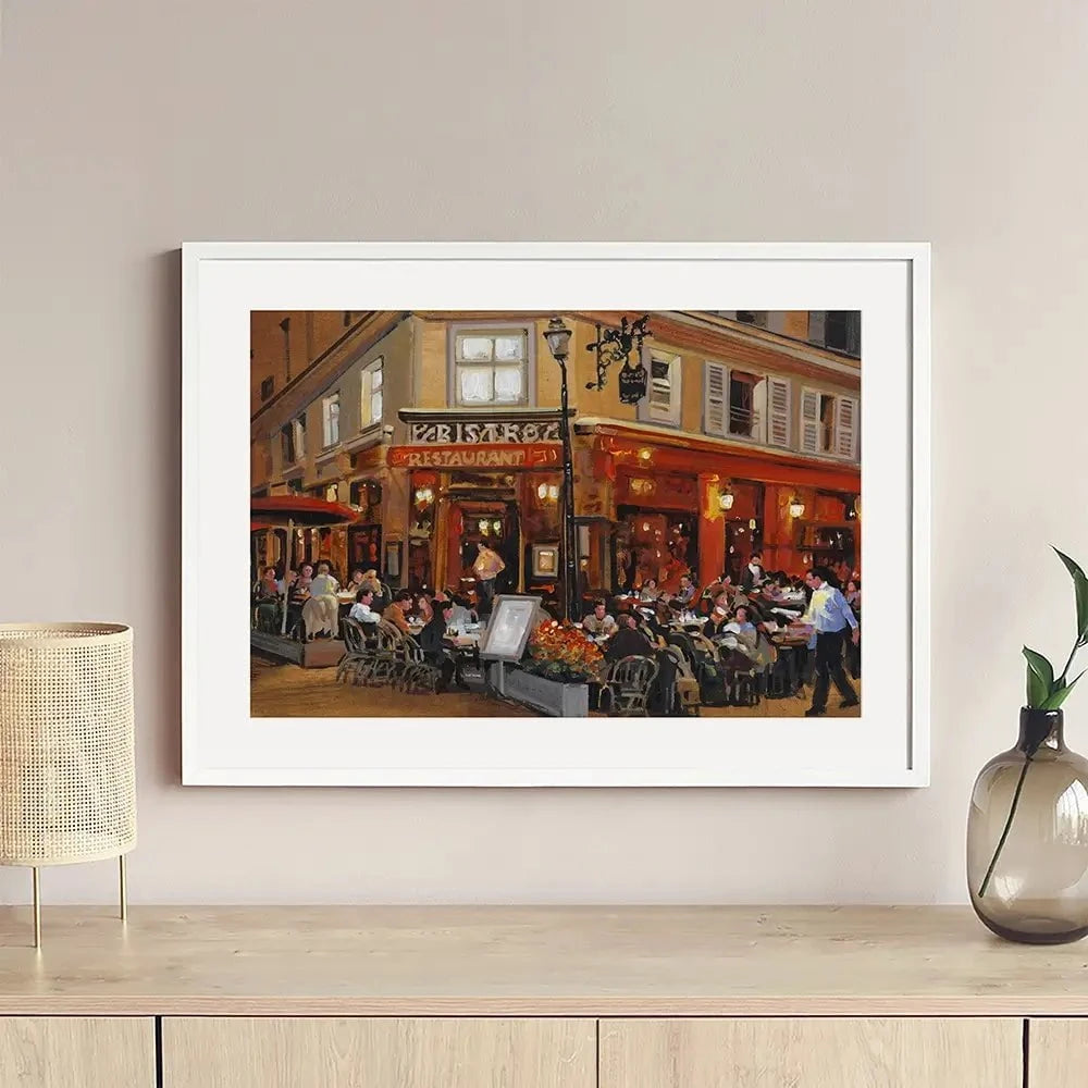 Bistro 1 Framed Art Print Bistro 1 Framed Art Print wall art product Tim O'Toole