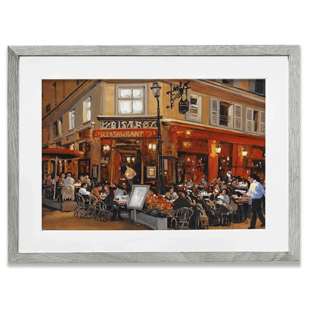 Bistro 1 Framed Art Print Bistro 1 Framed Art Print wall art product Tim O'Toole