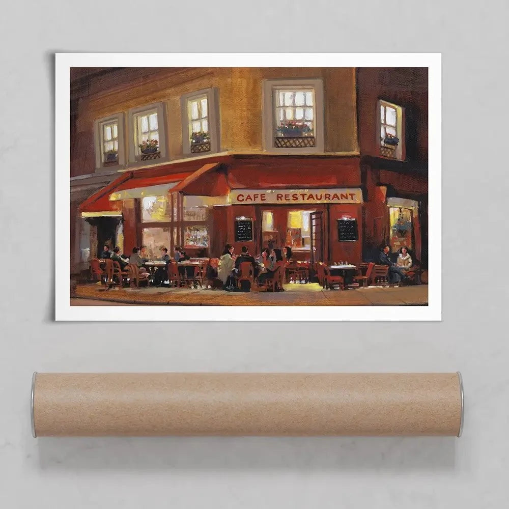 Bistro 2 Art Print Bistro 2 Art Print wall art product Tim O'Toole