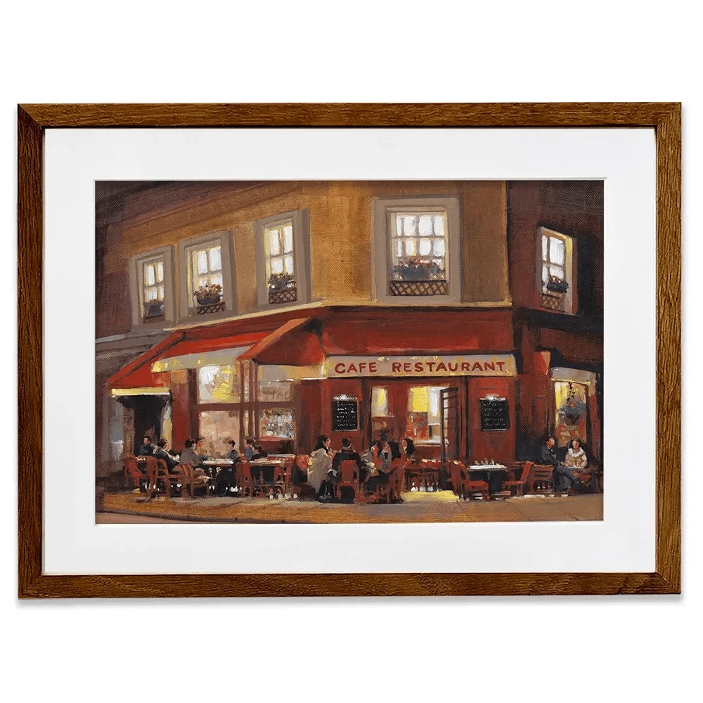 Bistro 2 Framed Art Print Bistro 2 Framed Art Print wall art product Tim O'Toole