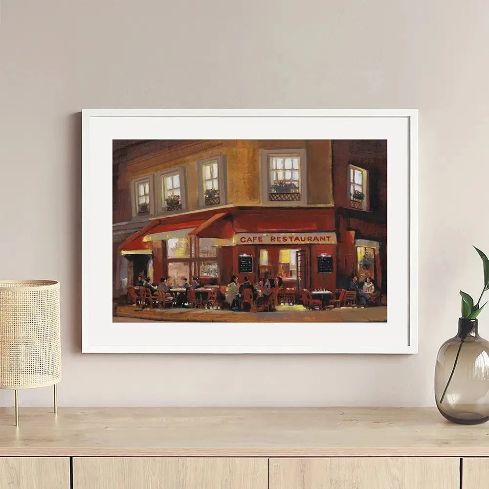 Bistro 2 Framed Art Print Bistro 2 Framed Art Print wall art product Tim O'Toole