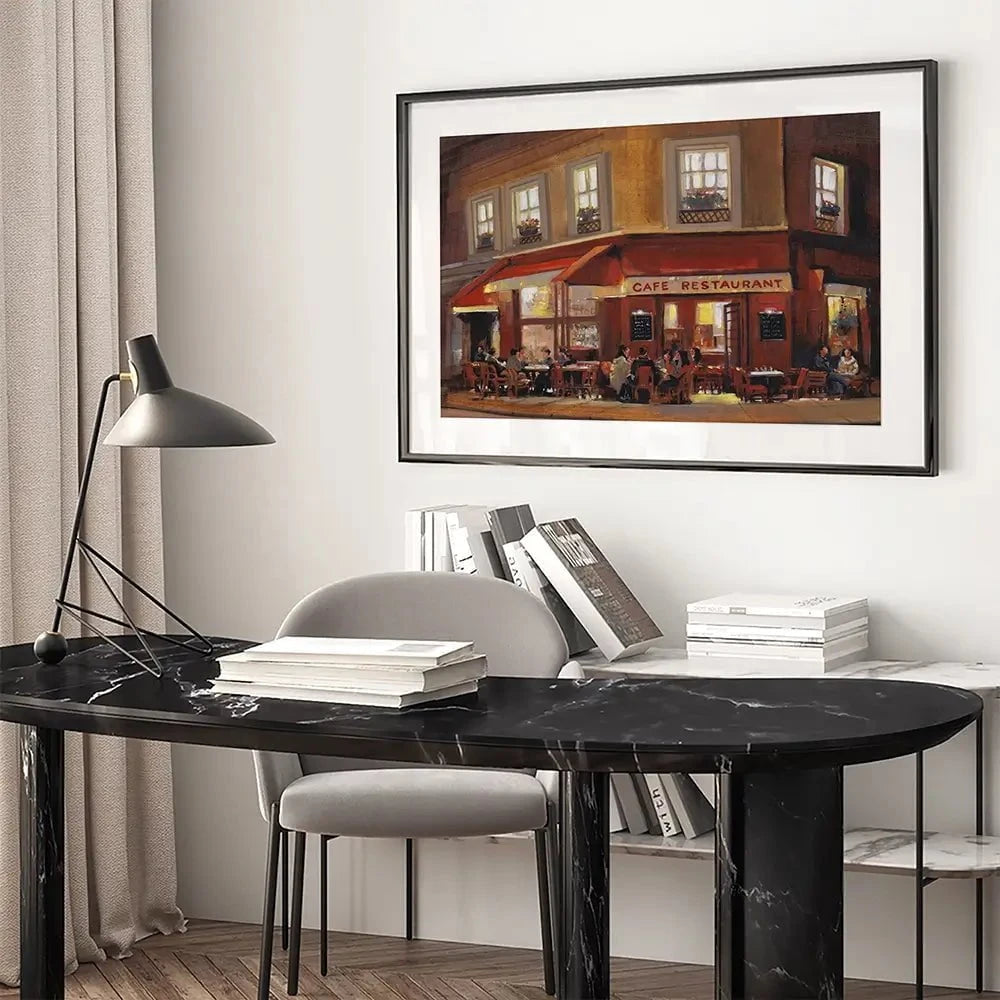 Bistro 2 Framed Art Print Bistro 2 Framed Art Print wall art product Tim O'Toole