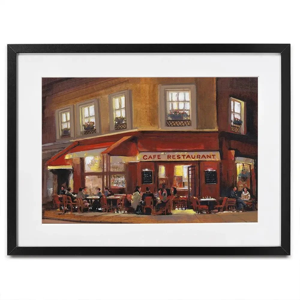 Bistro 2 Framed Art Print Bistro 2 Framed Art Print wall art product Tim O'Toole