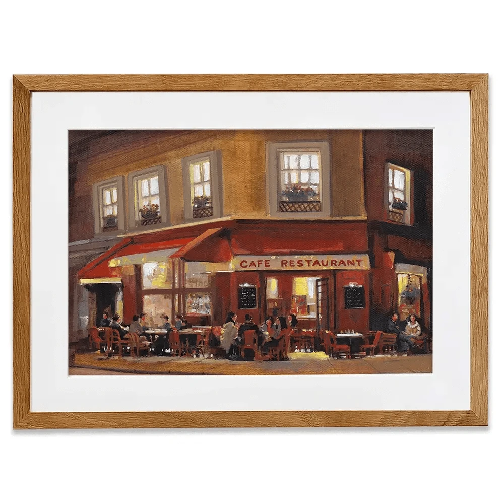 Bistro 2 Framed Art Print Bistro 2 Framed Art Print wall art product Tim O'Toole