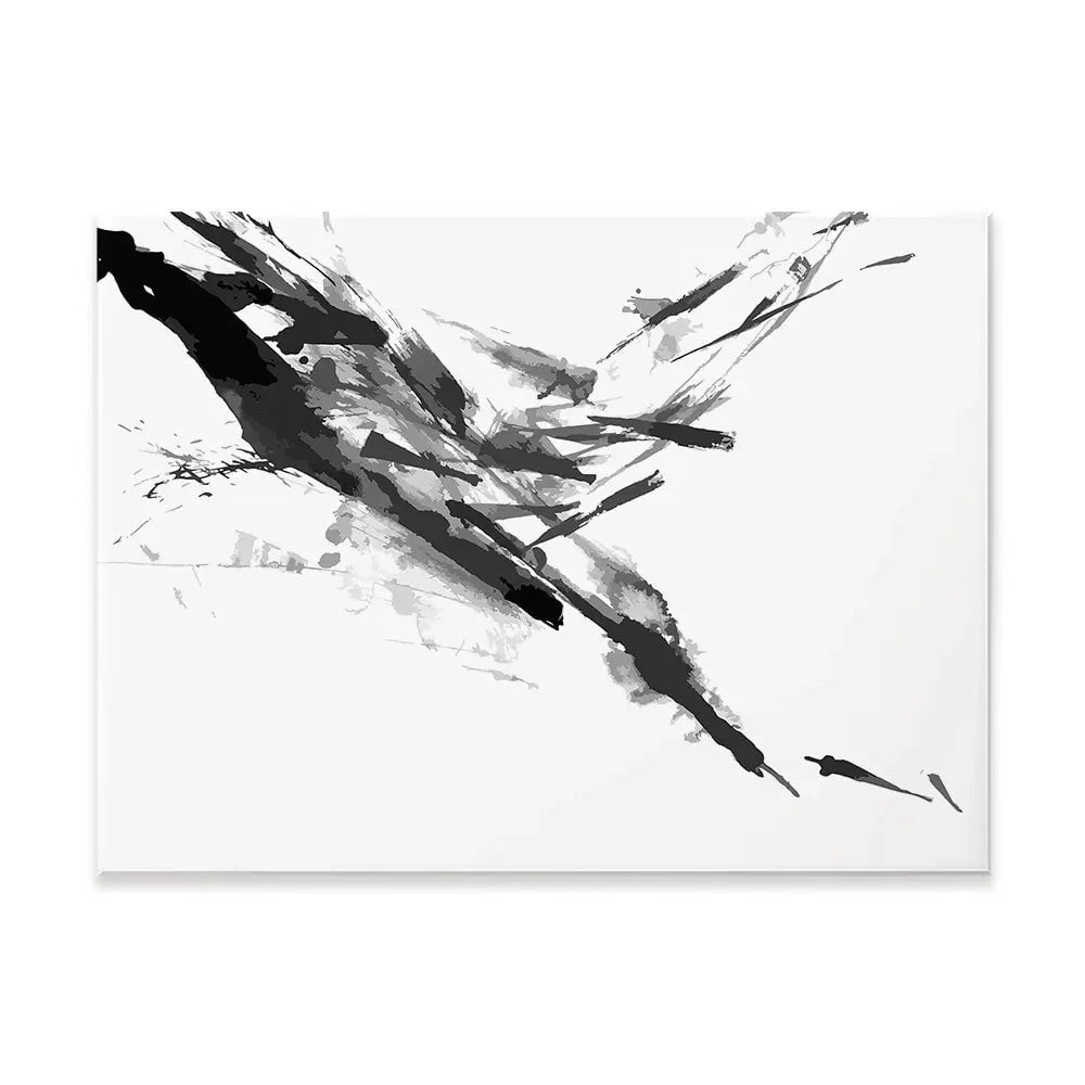 Black And White Abstract Canvas Print Black And White Abstract Canvas Print wall art product shooarts / Shutterstock