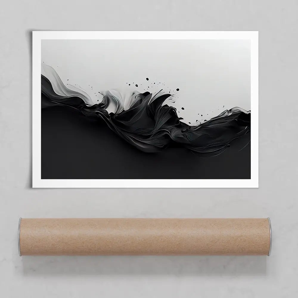 Black And White Boundary Art Print Black And White Boundary Art Print wall art product Fortis Design / Shutterstock