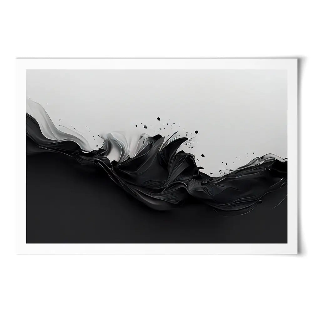 Black And White Boundary Art Print Black And White Boundary Art Print wall art product Fortis Design / Shutterstock