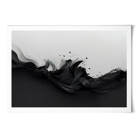 Black And White Boundary Art Print Black And White Boundary Art Print wall art product Fortis Design / Shutterstock