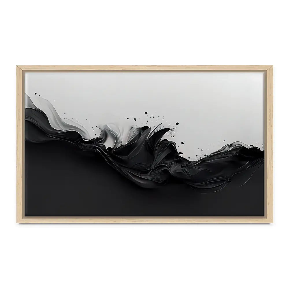 Black And White Boundary Canvas Print Black And White Boundary Canvas Print wall art product Fortis Design / Shutterstock