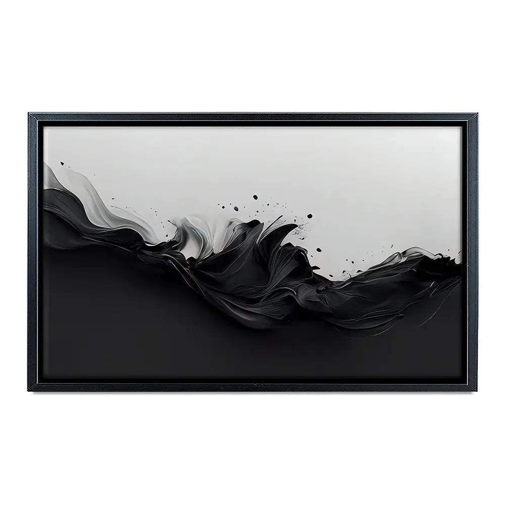 Black And White Boundary Canvas Print Black And White Boundary Canvas Print wall art product Fortis Design / Shutterstock