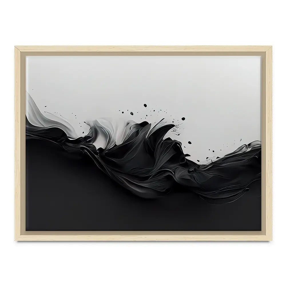 Black And White Boundary Canvas Print Black And White Boundary Canvas Print wall art product Fortis Design / Shutterstock