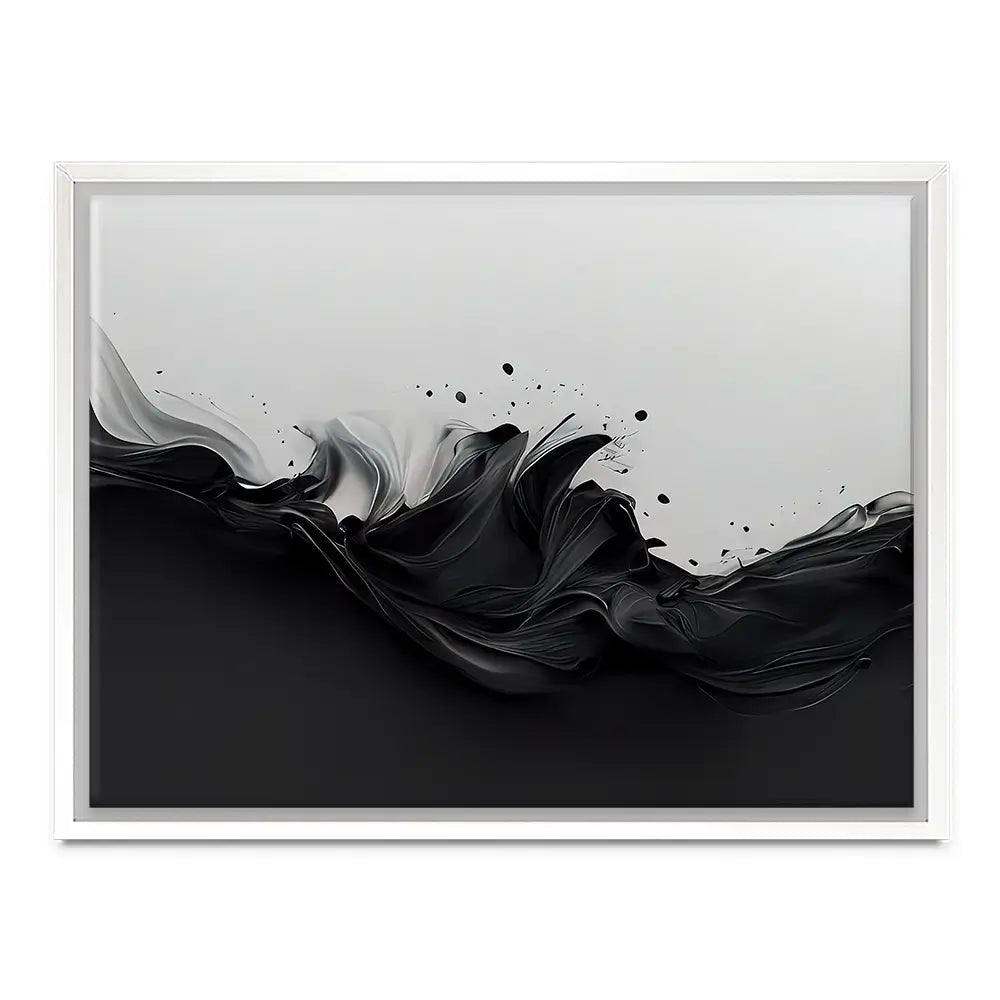 Black And White Boundary Canvas Print Black And White Boundary Canvas Print wall art product Fortis Design / Shutterstock