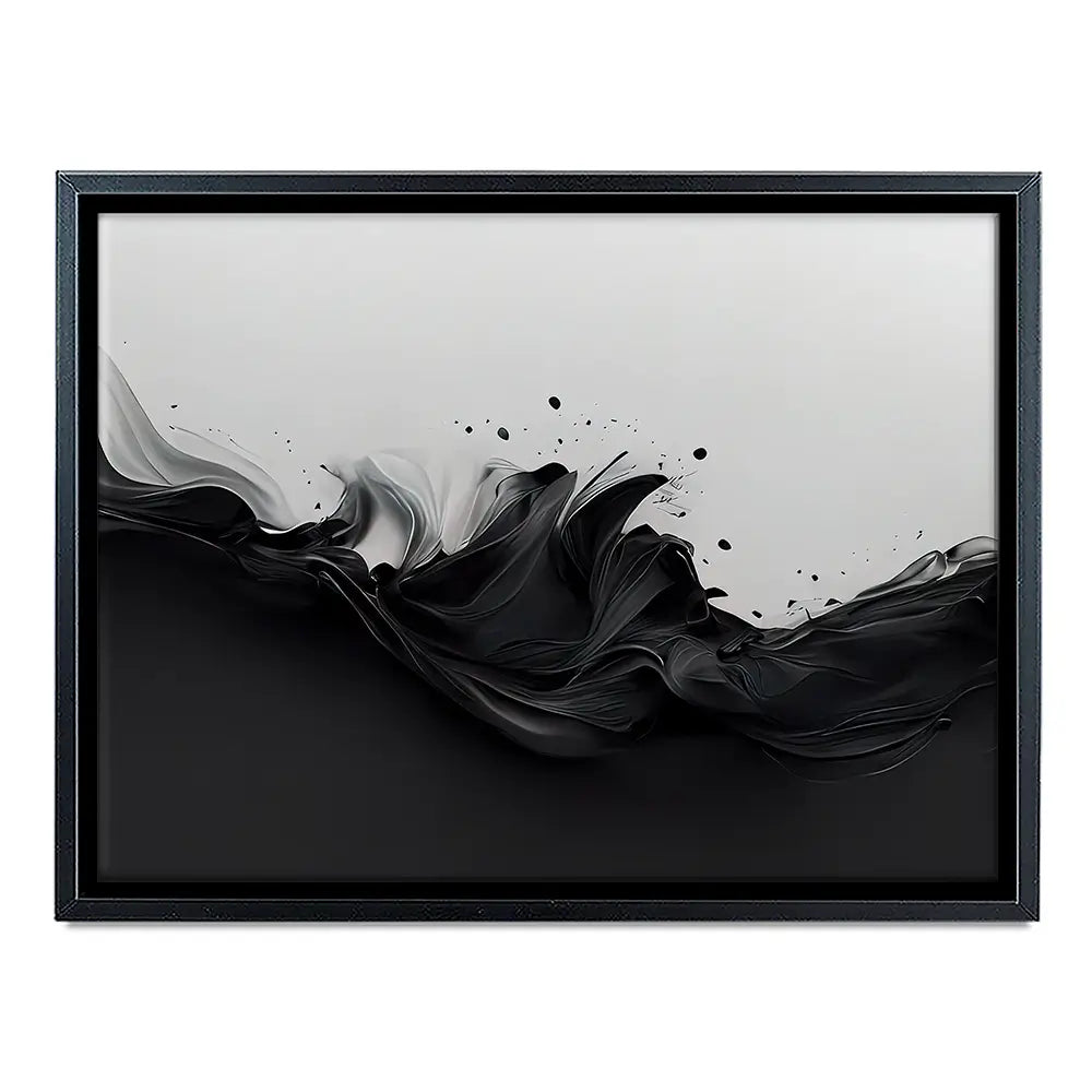 Black And White Boundary Canvas Print Black And White Boundary Canvas Print wall art product Fortis Design / Shutterstock