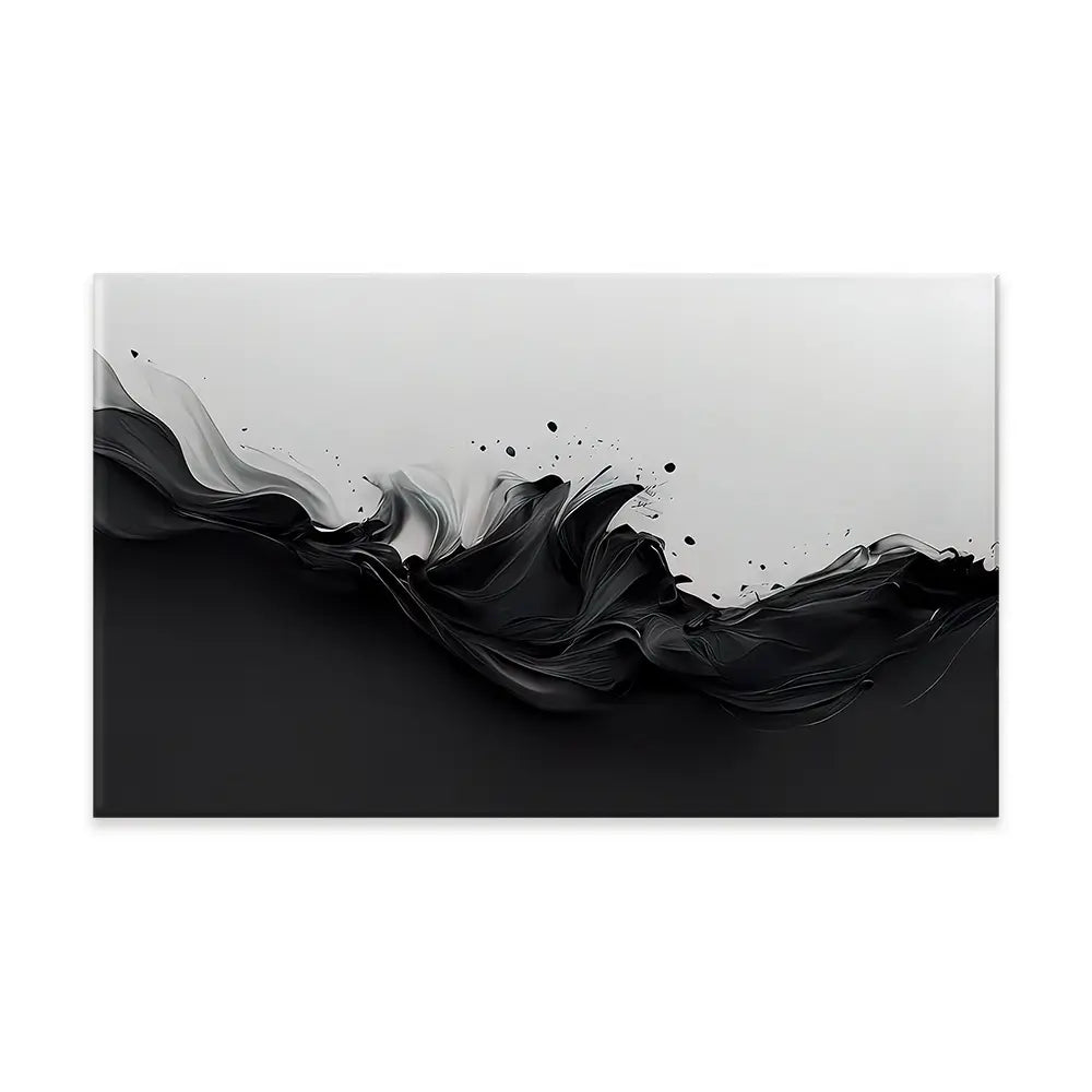Black And White Boundary Canvas Print Black And White Boundary Canvas Print wall art product Fortis Design / Shutterstock
