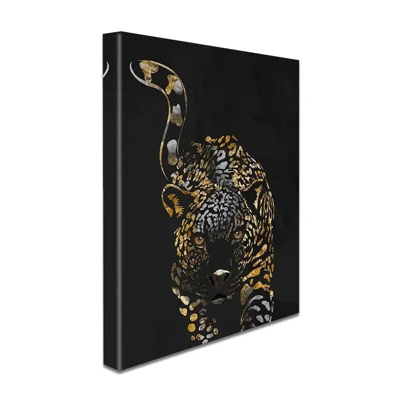 Black Jaguar Canvas Print Black Jaguar Canvas Print wall art product Sarah Manovski