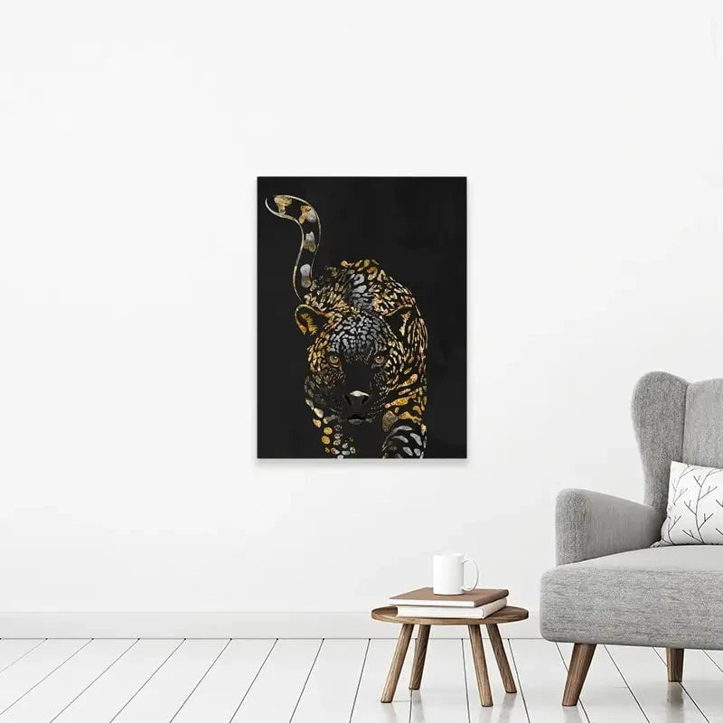 Black Jaguar Canvas Print Black Jaguar Canvas Print wall art product Sarah Manovski