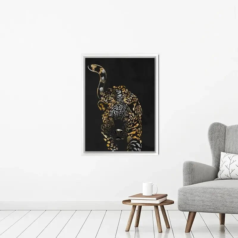Black Jaguar Canvas Print Black Jaguar Canvas Print wall art product Sarah Manovski