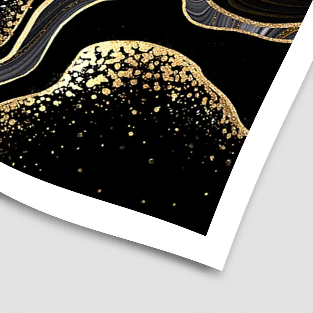 Black Marble Art Print Black Marble Art Print wall art product wacomka / Shutterstock