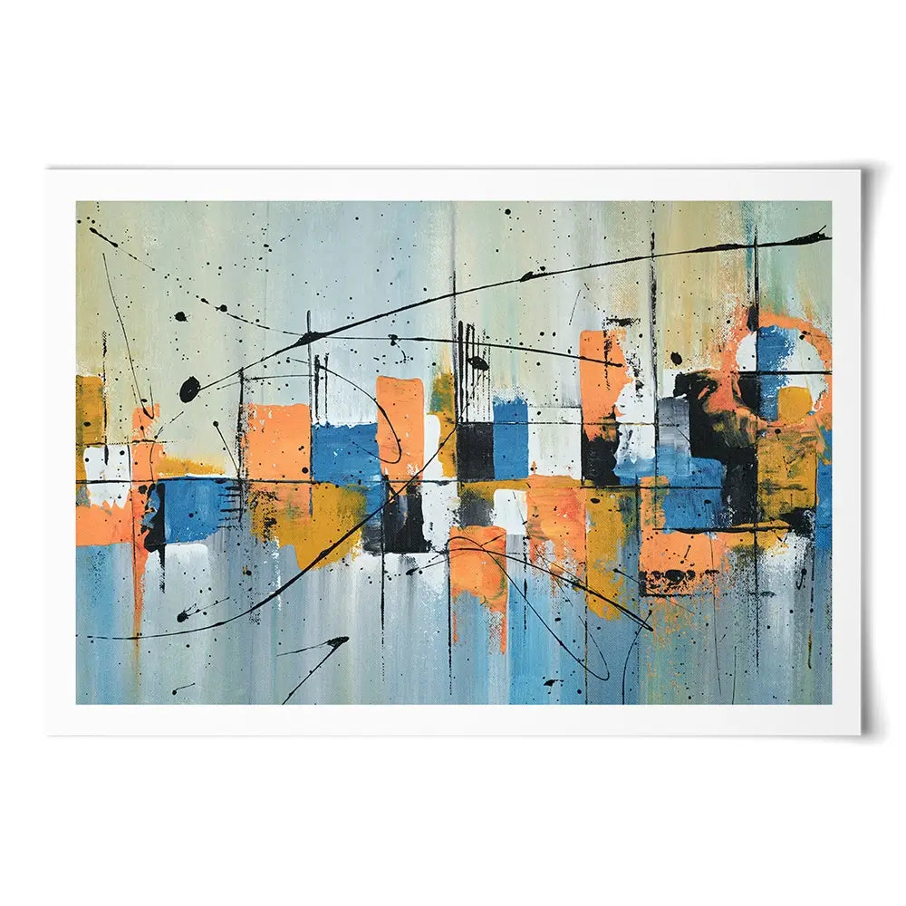Black Splat Art Print Black Splat Art Print wall art product Art Print Shop