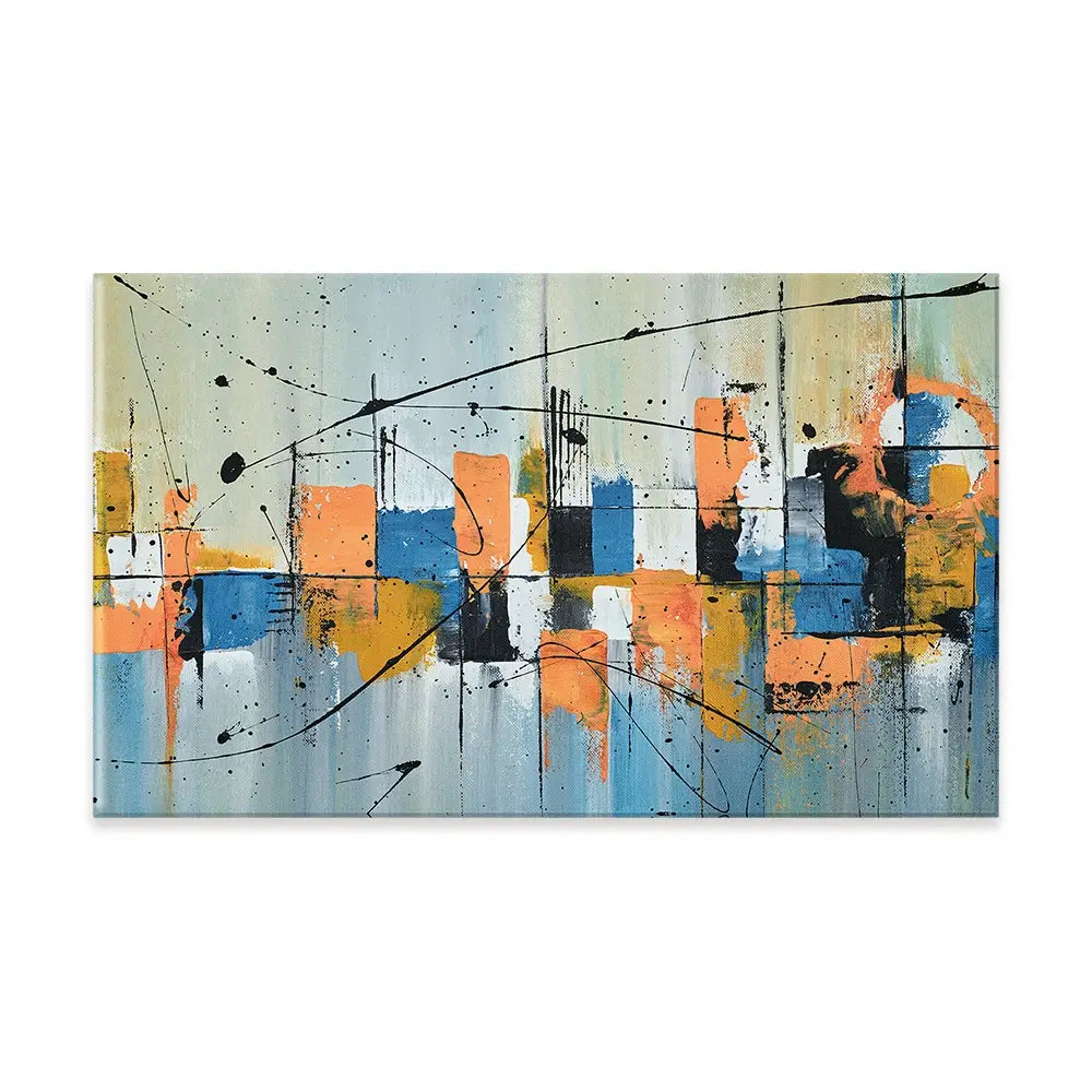 Black Splat Canvas Print Black Splat Canvas Print wall art product Art Print Shop