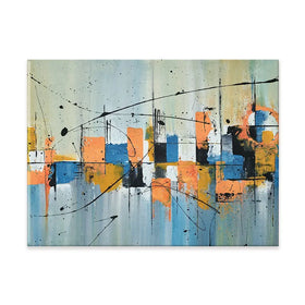 Black Splat Canvas Print Black Splat Canvas Print wall art product Art Print Shop