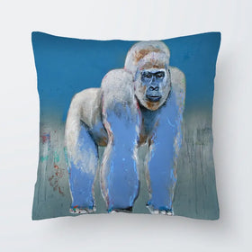 Bleu Monkey Cushion Bleu Monkey Cushion wall art product Studio Paint-Ing