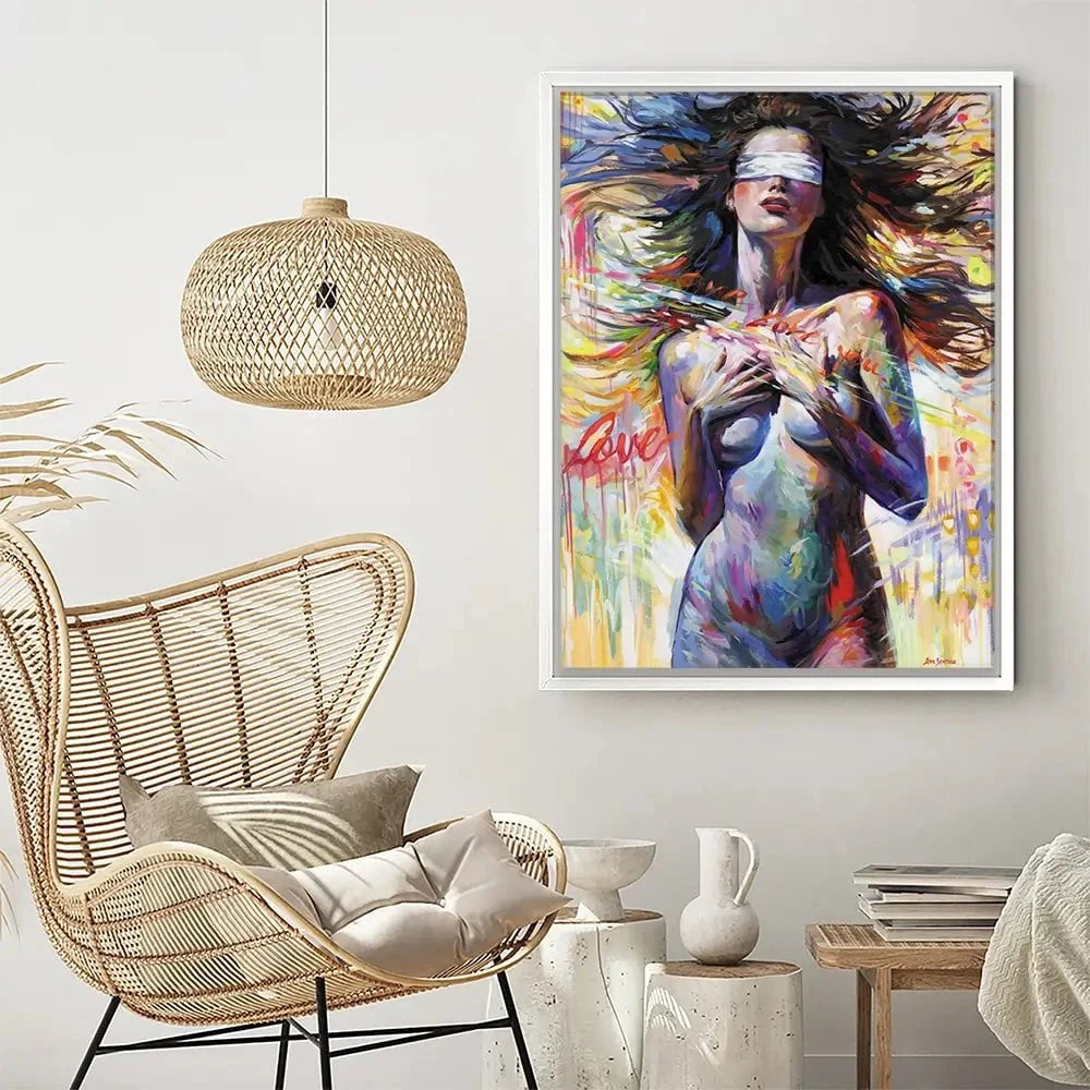 Blind Devotion Canvas Print Blind Devotion Canvas Print wall art product Leon Devenice